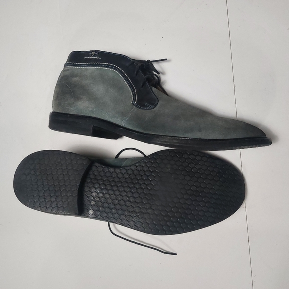 7 For All Man Kind Gray Suede Chukka Boots Size 11 main image 8